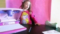 Paraca el proyector dibujar princesas disney coloreando dibujos infantiles juguetes sorpres
