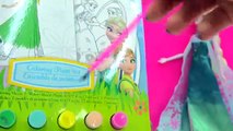 Coloration artisanat gelé amusement amusement peindre peinture reine Ensemble vidéo Disney elsa cookieswirlc