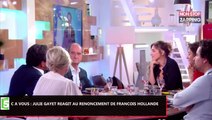 François Hollande : Julie Gayet émue lors de son renoncement à la présidentielle (Vidéo)