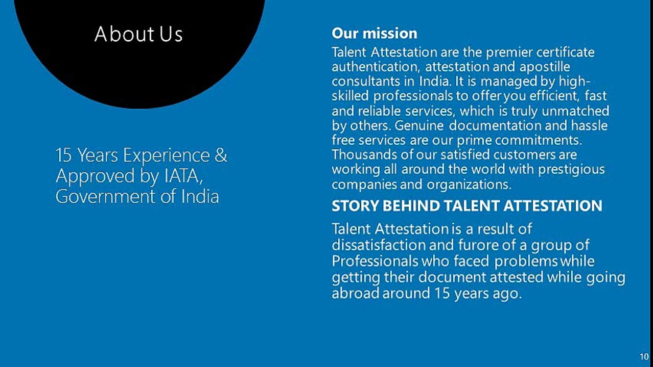 Talent Attestation Delhi, Mumbai, Bangalore, Hyderabad, Pune, Chennai,Thiruvananthapuram, Bangalore