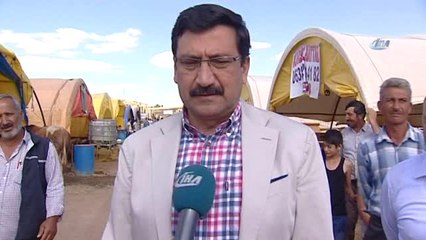 Başkan Ak, Ovacık Kurban Satış Alanı'nı Gezdi