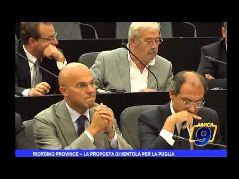 Riordino Province | La proposta di Ventola per la Puglia