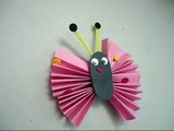 How to make a toilet paper tube butterfly - EP - simplekidscrafts