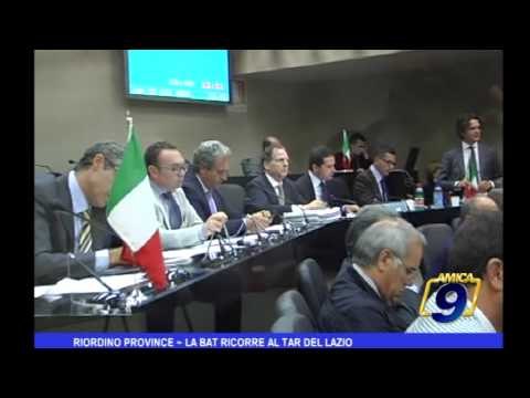 Riordino Province | La BAT ricorre al TAR del Lazio