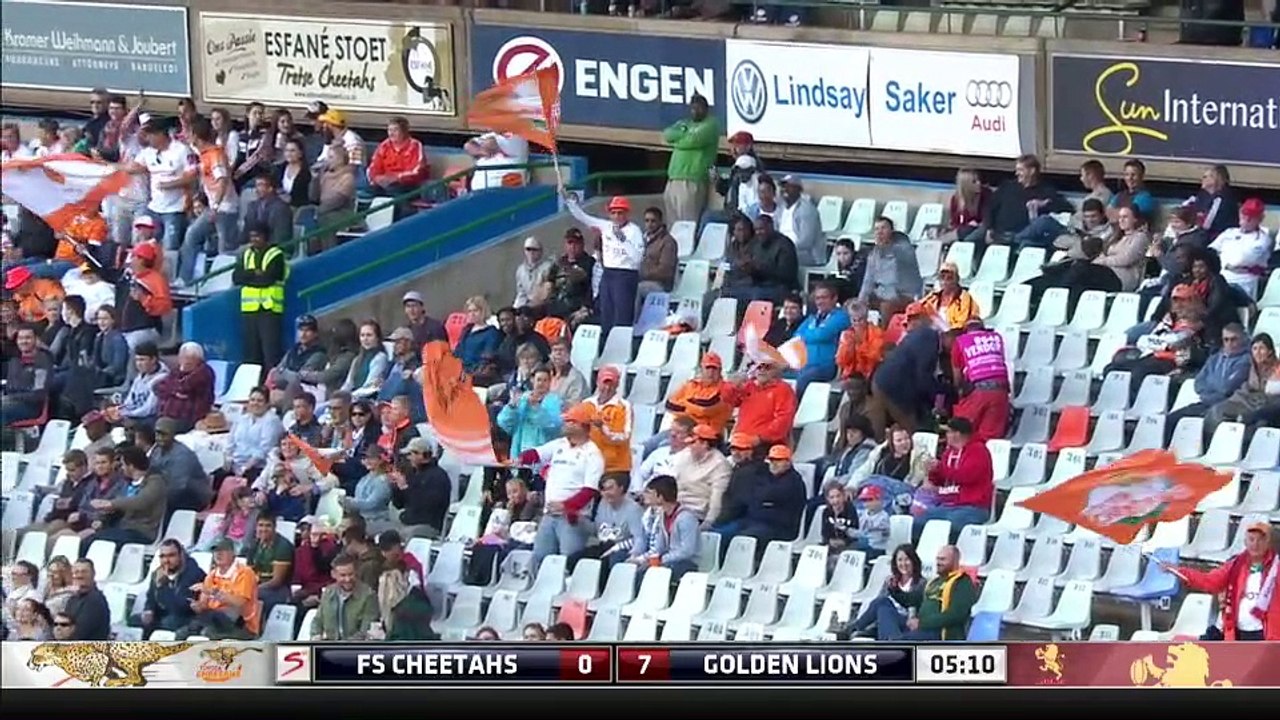 Cheetahs v Lions - 1st Half - Currie Cup 2017