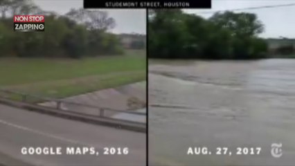 Texas - Harvey : Houston avant et après l'ouragan, les images chocs (vidéo)