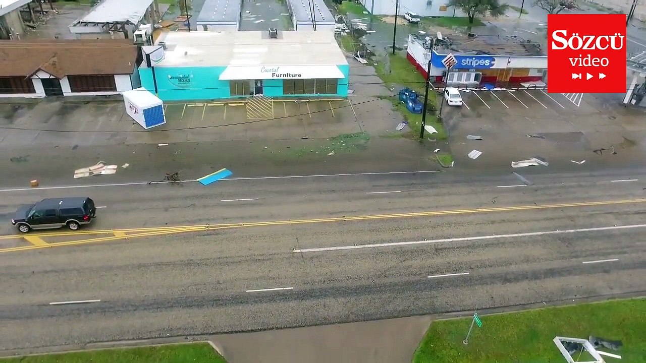 Harvey Kasırgası'nın vurduğu Texas yaralarını s...
