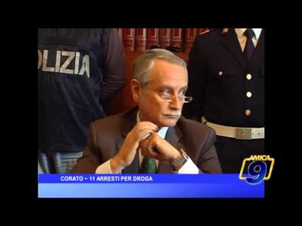 Corato | 11 arresti per droga