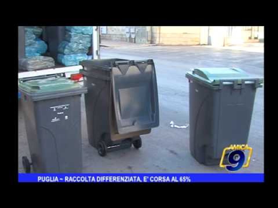 Puglia | Raccolta differenziata, è corsa al 65 %