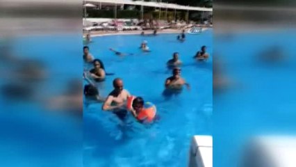 6 Yaşındaki Çocuk Havuzda Boğuldu...geriye Bu Görüntüleri Kaldı