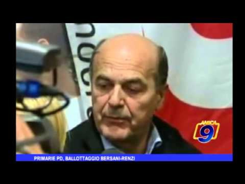 Primarie PD, ballottaggio Bersani-Renzi