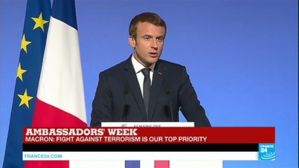 Emmanuel Macron: "The fight against terrorism is our top priority"