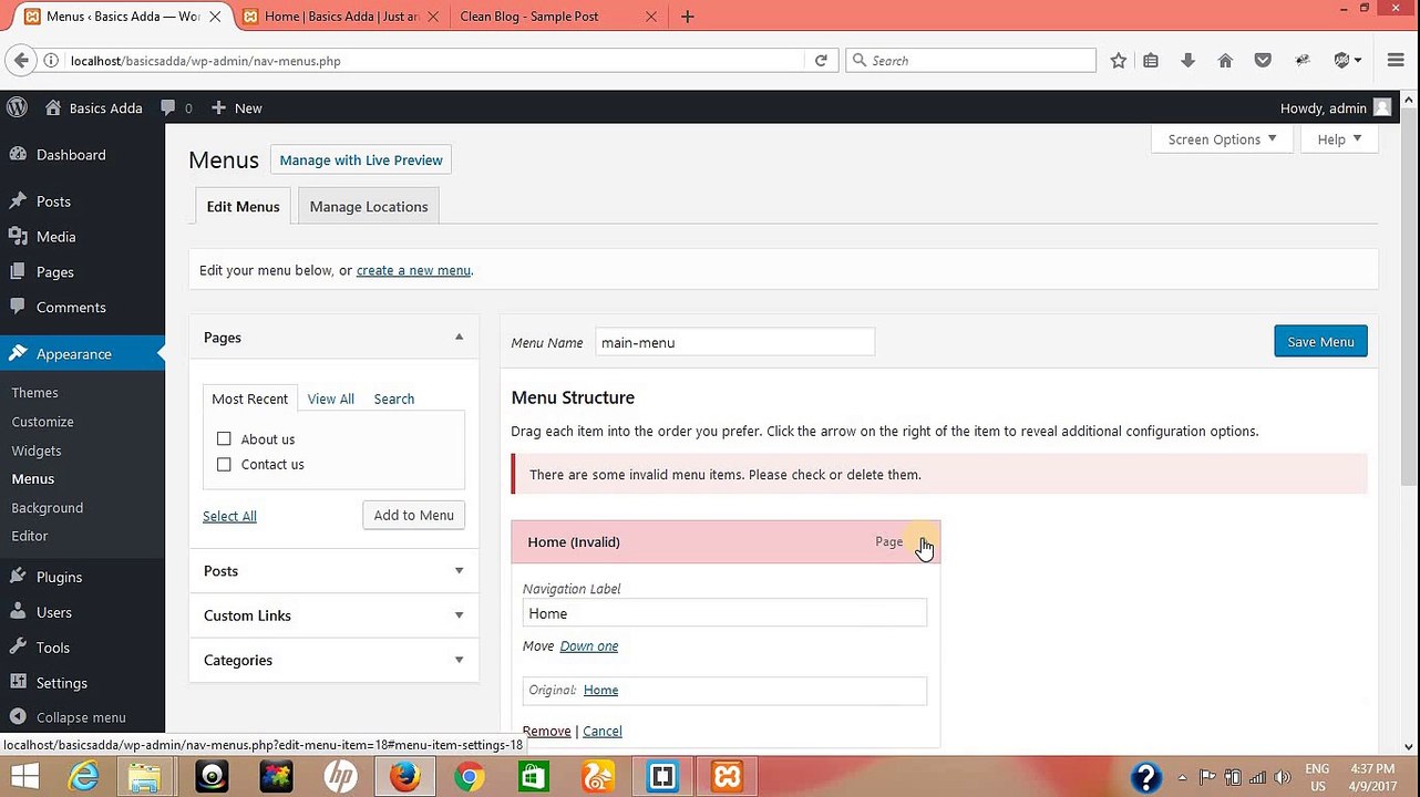 HTML to wordpress theme customization in Hindi/Urdu [Part 8]
