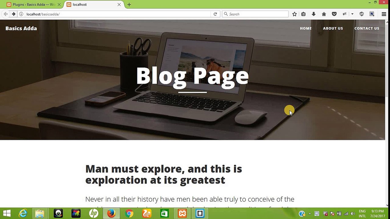 HTML to wordpress theme customization in Hindi/Urdu [Part 10]