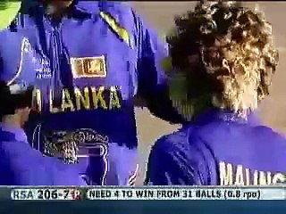 Malinga four wickets in one over