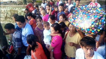 Au moins 3.000 Rohingyas ont fui la Birmanie pour le Bangladesh