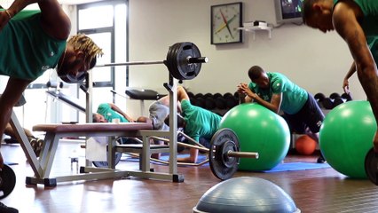 L'entraînement en salle du matin