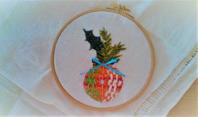 Esfera navideña III  (parte 3ª de 3).