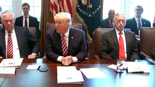 Trump era: Signs of a divided cabinet in a divided country