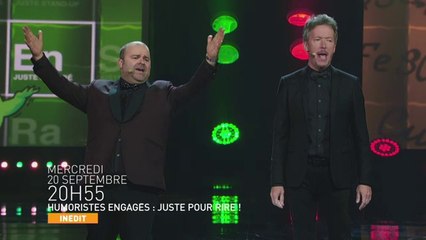Humoristes engagés : Juste pour rire - le mercredi 20 septembre sur Comédie+