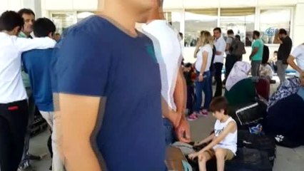 Ferit Melen Havalimanı'nda Korkutan Yangın