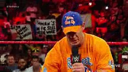 Cena and Reigns shoot from the hip in heated verbal exchange- Raw, Aug. 28, 2017