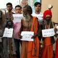 Ram Rahim sentencing- Varanasi sadhus protest, demand ‘death sentence’ for Dera Chief