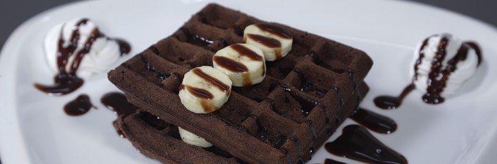 فيديو حلى الوافل بالشوكولاته