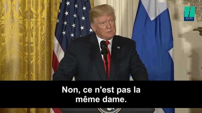 Trump confond deux journalistes, et c'est plutôt gênant