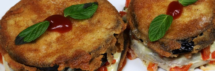 طريقة عمل ستيك الباذنجان بالفيديو