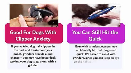Pros and Cons of Dog Nail Grinder