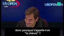 Ce journaliste en herbe fait sourire Roger Federer avec ses questions farfelues