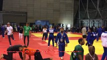 Charline Van Snick juste avant son entrée en lice au Mondial du judo