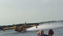 Collision entre un Canadair et une péniche (Vallabrègues)