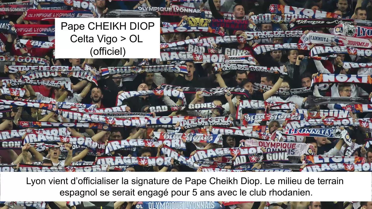 JT du Mercato (29/08/17) : Cheikh Diop à Lyon,...