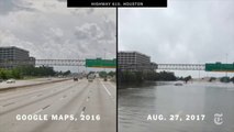 Houston avant / après l'ouragan... Images exceptionnelles !