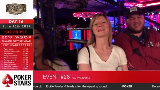 Let me stake YOU in the WSOP MAIN EVENT! WSOP VLOG DAY 16