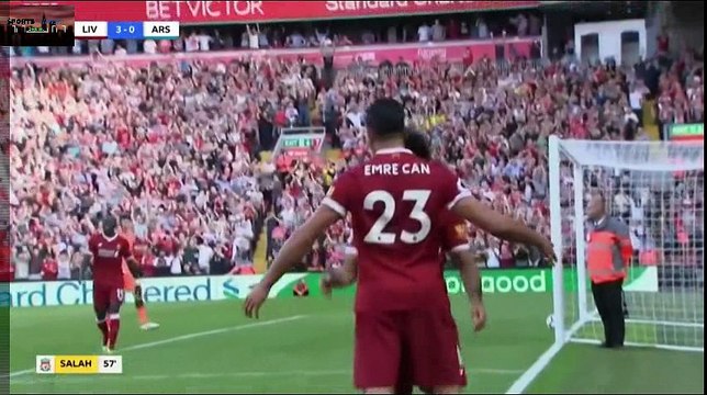 هدف صلاح العالمى فى ارسنال بصوت جميع المعلقين وشاهد جنون المعلقين مع الهدف 27/8/2017