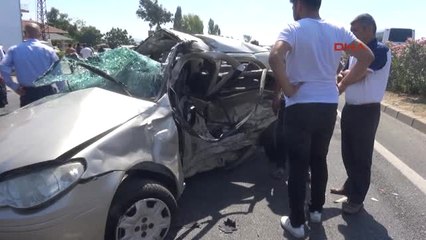 Antalya Manavgat'ta Zincirleme Kaza: 1 Ölü, 4 Yaralı