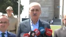 Bakan Kurtulmuş: (Şehitlikte Alkol İçenler İçin)