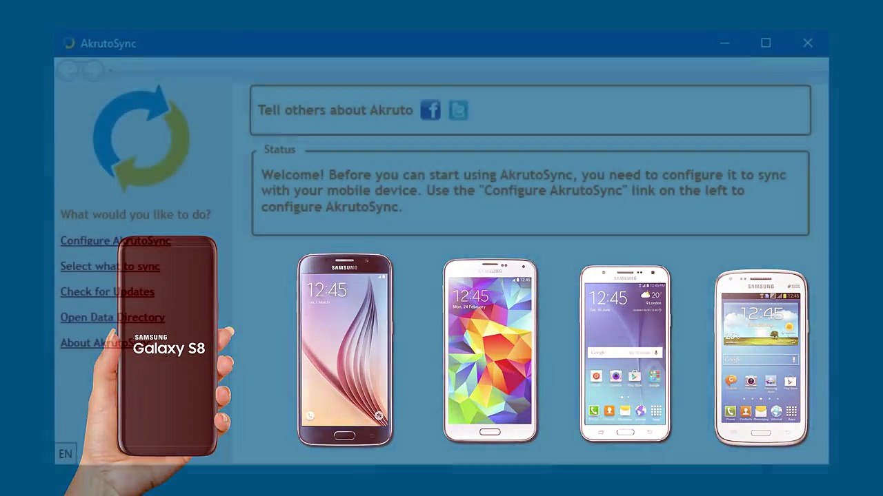 Sync Samsung Galaxy S8 with Outlook
