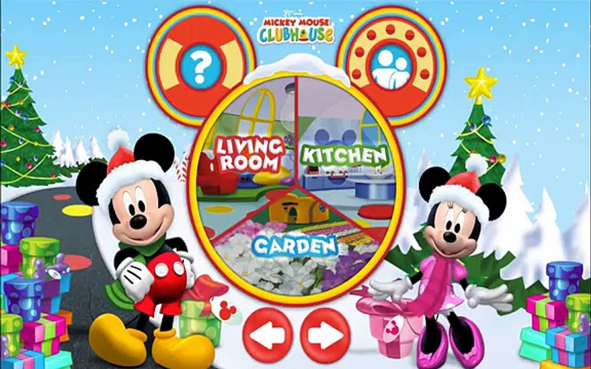 Mickey Mouse Clubhouse Color and Play (Christmas Theme) | Coloring App for Kids