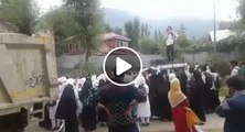 Kashmiris and students in occupied Kashmir forced