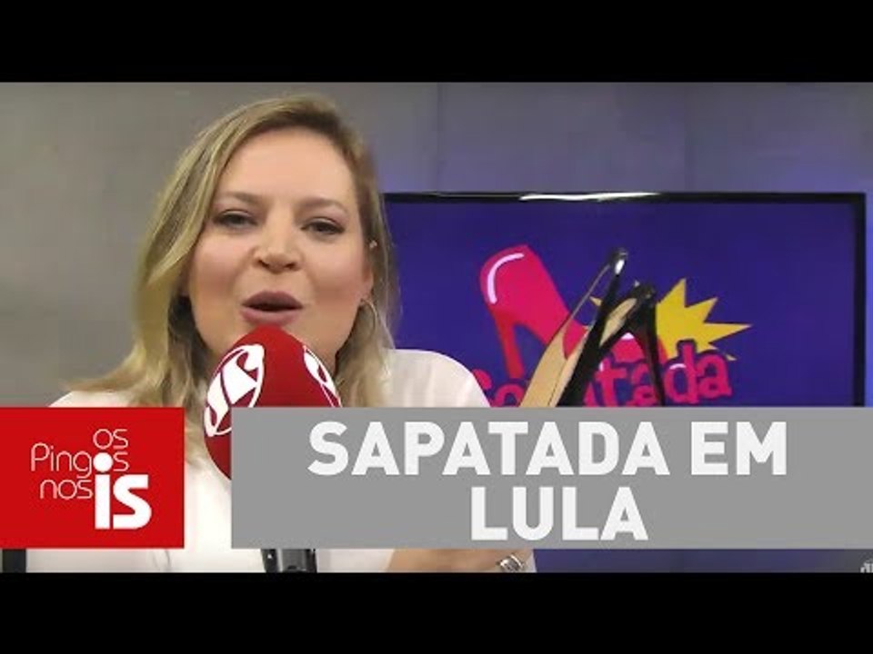 Sapatada da Joice Hasselmann vai para o ex-presidente Lula