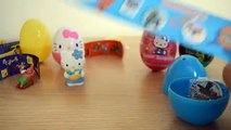 Surprise Eggs Monsters university Sponge bob Skylanders giants Hello kittyPeppa PIg Unwrap