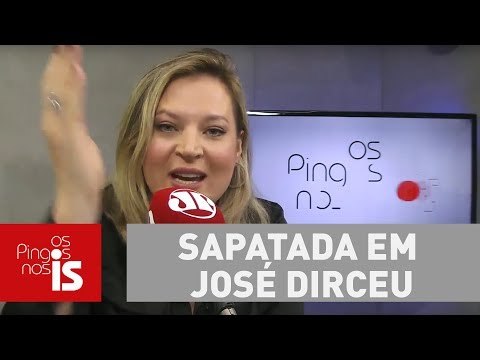 Sapatada da Joice Hasselmann vai para José Dirceu