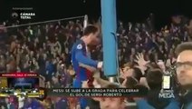 Messi MAD Celebration for Sergi Roberto Goal vs PSG [ Barcelona 6-1 PSG ] - #PASSION
