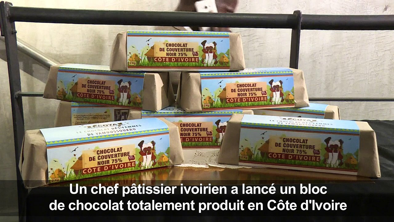 Un chef lance le premier bloc de chocolat made in Côte d'Ivoire