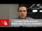 Felipe Moura Brasil: Luciana Genro nada na mesma água de Lula e Maduro