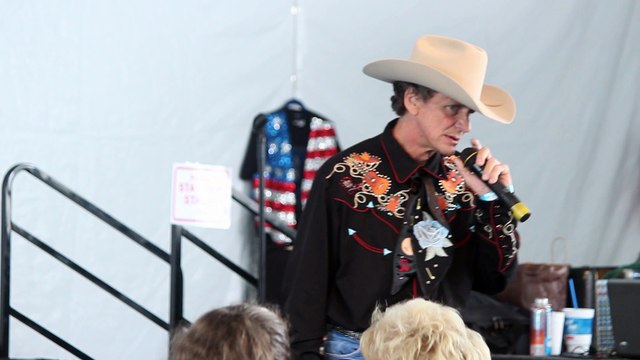 BIll Rinehart sings 'Love Me' Entertainment Tent Elvis Week 2017